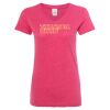 Women’s Glitter V-Neck T-Shirt Thumbnail